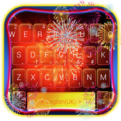 Fireworks 2019 New Year Keyboard icon