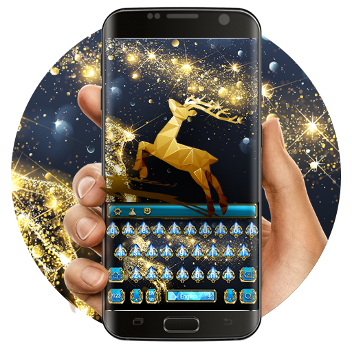 Golden elk Keyboard icon