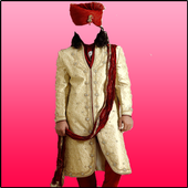 Man Wedding Photo Suit icon