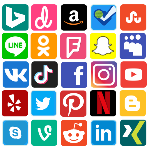 All Social Media and Social Network Browser icon