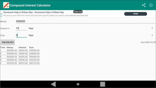 Compound Interest Calculator screenshot 6