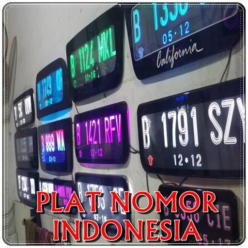 Plat Nomor Kendaraan indonesia icon
