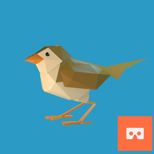 Cardboard bird simulator icon