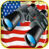 USA Binoculars zoom camera