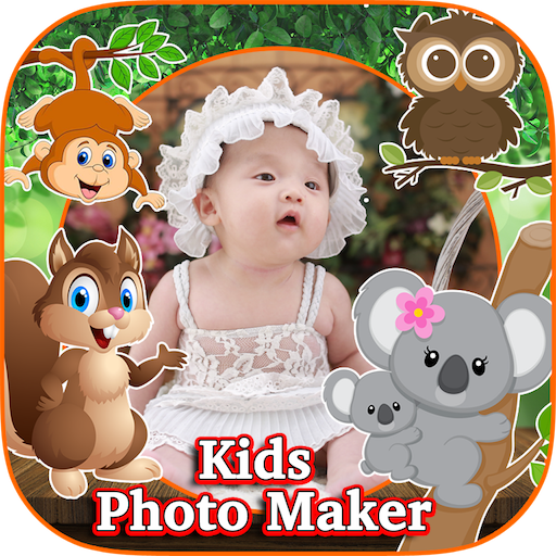 Kids Photo Editor : Cool Photo Frames &amp; Stickers icon