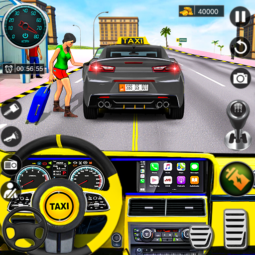 US Taxi Car Driving Simulator icon