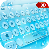 3D Water Droplets Keyboard Theme icon