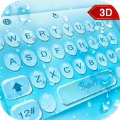 3D Water Droplets Keyboard Theme on 9Apps