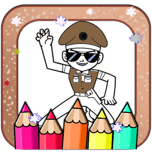 Little Singham Coloring Game icon