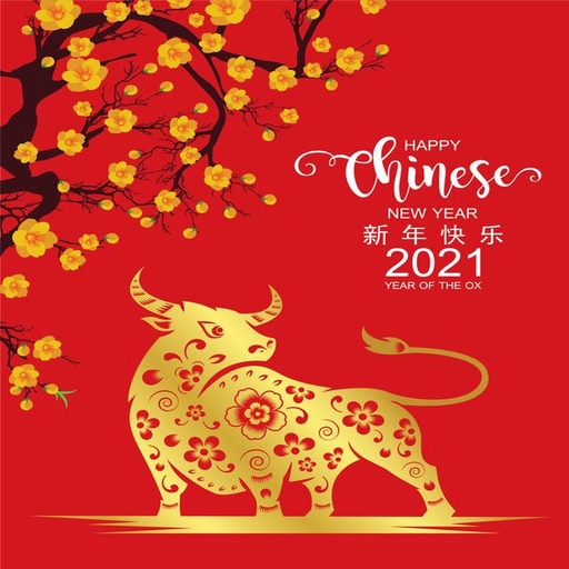 Joyeux nouvel an chinois 2021 GIF 4K icon