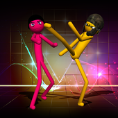 Neko Neon Stickman Karate Kung Fu Fight 3D 2018 icon