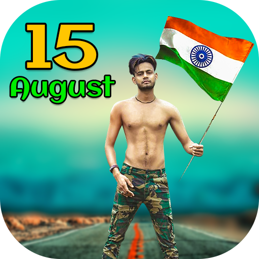 15 August Photo Editor - Indian Flag Face icon