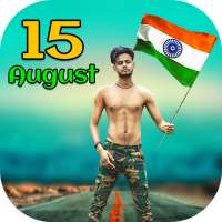 15 August Photo Editor - Indian Flag Face