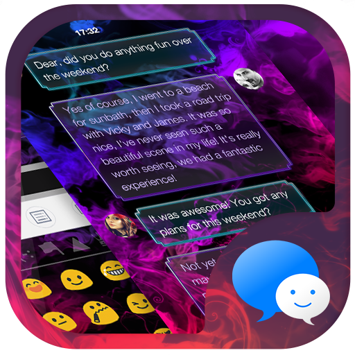 Color Smoke Messages Theme icon