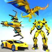 ikon Robot Transform Game Jet Robot