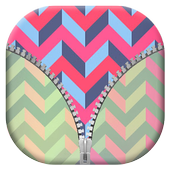 Chevron Zipper Lock Screen icon