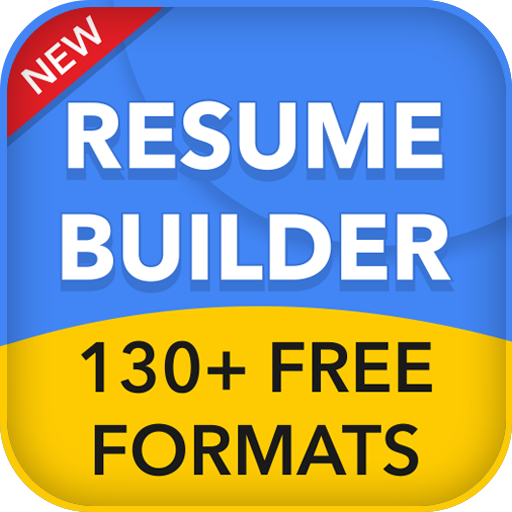 Resume builder free CV maker app curriculum vitae icon