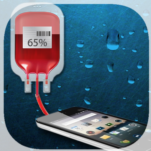 Blood bag battery widget icon