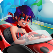 Lady Bug 3D Go Kart: Buggy Racing icon