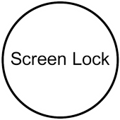 One Click - Screen Lock icon