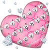 Noble Diamond Heart Keyboard Theme أيقونة