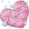 Noble Diamond Heart Keyboard Theme on 9Apps