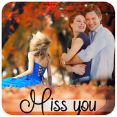 Miss You Photo Editor icon