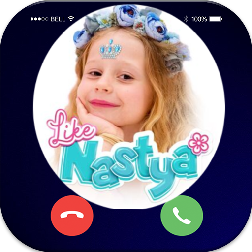 Vedio Call from NASTYA 📱 Vedio   Call 'Simulation icon