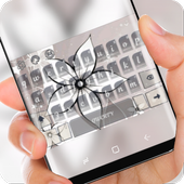 ikon Elegant Flower Wallpaper Keyboard