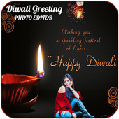 Diwali Greeting Card Photo Editor icon