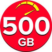 500 gb sd card  AND PHONE BOOSTER SSD icon
