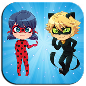 Ladybug and Cat Noir Memory Game icon