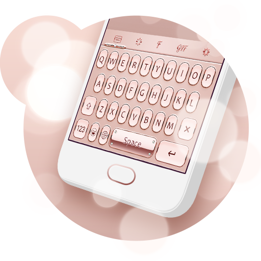 Rose Gold Keyboard Theme icon