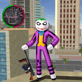 Joker Counter Stickman Rope Hero Crime OffRoad icon