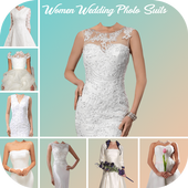 Women Wedding Suit Montage With Suit Color Change icon