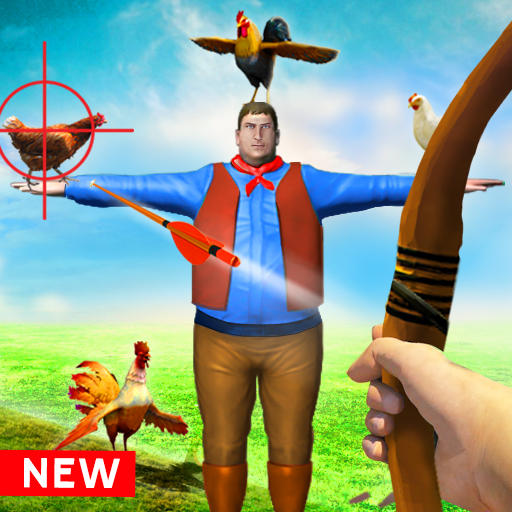 Crazy Chicken Shooting Game : Archery Killing icon