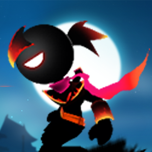 Shadow Stickman Ninja-legends war shooting battle icon
