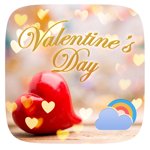 Valentine's Day GO Weather Live Background icon