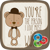 Cartoon Bear GO Launcher Theme icon