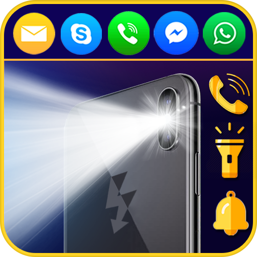 Flash on Call &amp; SMS: Super LED Flashlight иконка