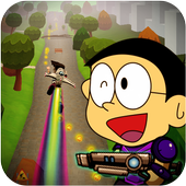 Subway Nobita Rush Shin : Chan Zombie Run icon