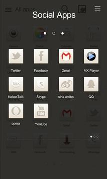 Simple White GO Launcher Theme screenshot 4