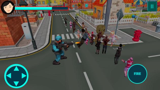 Modern Action Commando Zombie Shooting Games screenshot 1