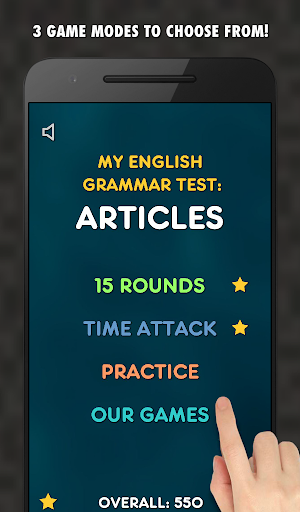 My English Grammar Test: Articles - Free screenshot 2