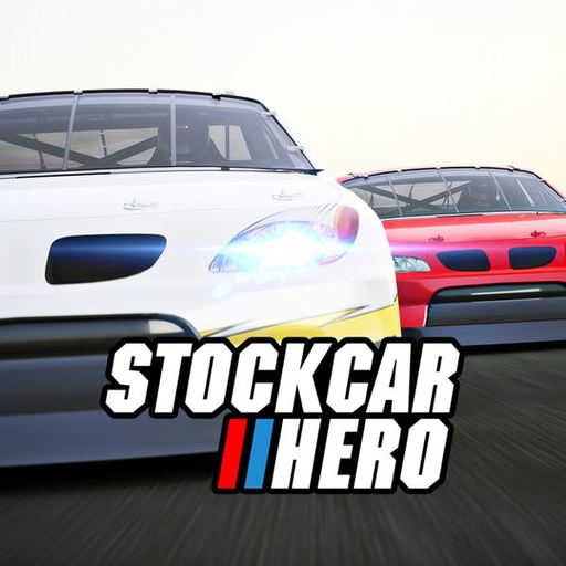 Stock car hero icon