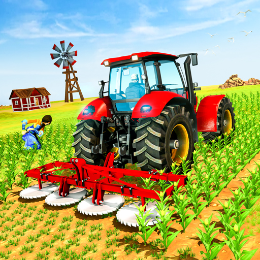 Real Tractor Driving Farming icon