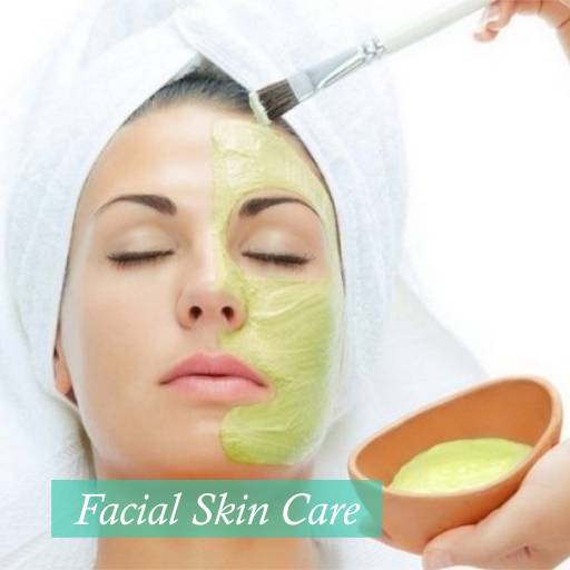 Facial skin care tips icon