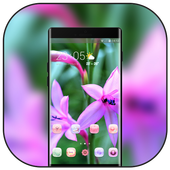 Theme for xiaomi Mi 6 Mix flower wallpaper icon