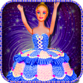 Doll Cake Maker Cooking Game icon