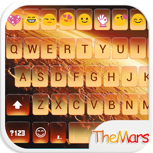 Golden Mars Emoji Keyboard icon